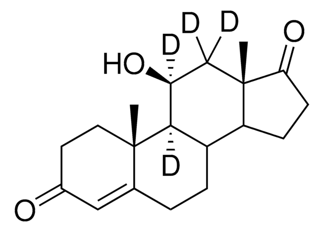 11&#946;-Hydroxy-4-androstene-3,17-dione-9,11,12,12-d4 &#8805;98 atom % D, &#8805;98% (CP)