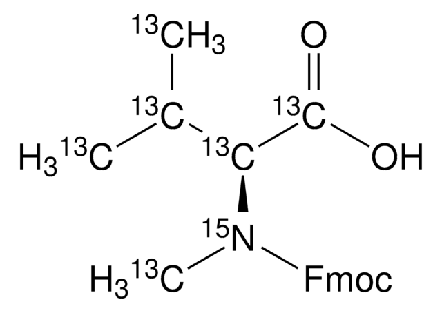 Fmoc-N-Methyl-13C-L-valine-13C5,15N 99 atom % 13C, 98 atom % 15N, 97% (CP)