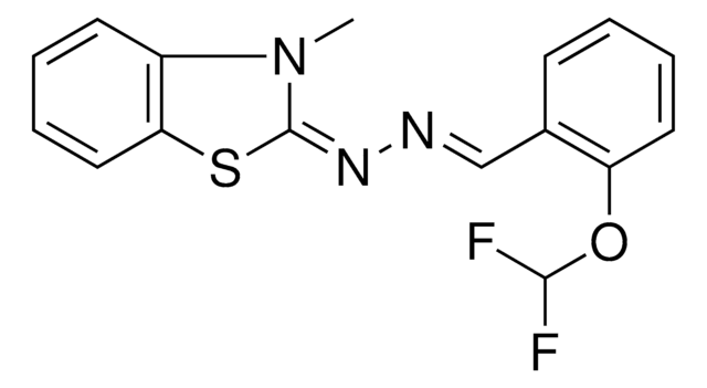 N-(2-DIFLUOROMETHOXY-BENZYLIDENE)-N'-(3-ME-3H-BENZOTHIAZOL-2-YLIDENE)-HYDRAZINE AldrichCPR