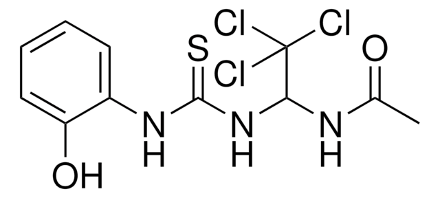 N-(2,2,2-TRICHLORO-1-(((2-HYDROXYANILINO)CARBOTHIOYL)AMINO)ETHYL)ACETAMIDE AldrichCPR