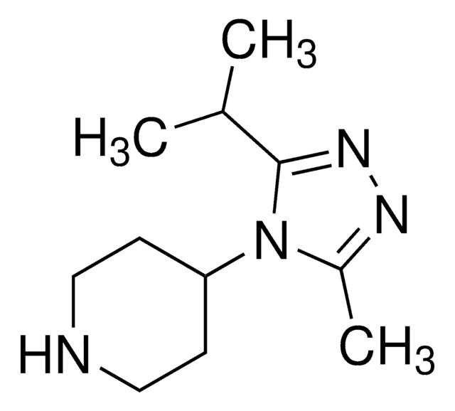 4-(3-Isopropyl-5-methyl-4H-1,2,4-triazol-4-yl)piperidine AldrichCPR