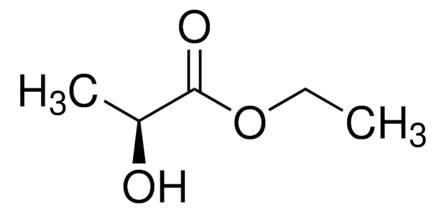 (&#8722;)-Ethyl L-lactate purum, &#8805;98.0% (sum of enantiomers, GC)