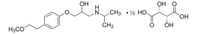 美托洛尔 (+)-酒石酸盐 United States Pharmacopeia (USP) Reference Standard