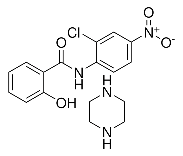 N-(2-CHLORO-4-NITROPHENYL)-2-HYDROXYBENZAMIDE, PIPERAZINE SALT AldrichCPR