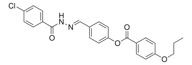 4-(2-(4-CHLOROBENZOYL)CARBOHYDRAZONOYL)PHENYL 4-PROPOXYBENZOATE AldrichCPR