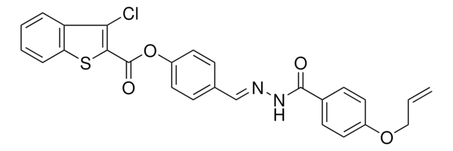 4(2-(4-(ALLYLOXY)BENZOYL)CARBOHYDRAZONOYL)PH 3-CL-1-BENZOTHIOPHENE-2-CARBOXYLATE AldrichCPR