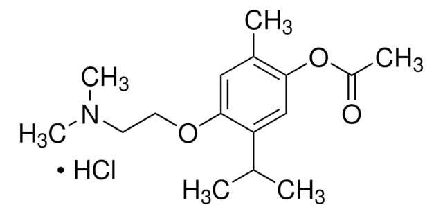 4-(2-(DIMETHYLAMINO)ETHOXY)-5-ISOPROPYL-2-METHYLPHENYL ACETATE HYDROCHLORIDE AldrichCPR