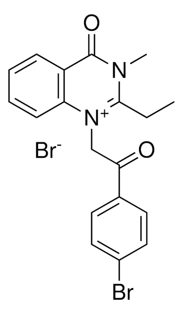 1-(2-(4-BR-PH)-2-OXOETHYL)-2-ET-3-ME-4-OXO-3,4-DIHYDROQUINAZOLIN-1-IUM BROMIDE AldrichCPR