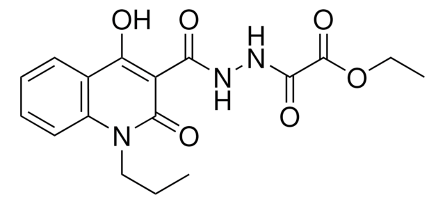(N'-(4-HO-2-OXO-1-PR-2H-QUINOLINE-3-CARBONYL)-HYDRAZINO)OXO-ACETIC ACID ET ESTER AldrichCPR