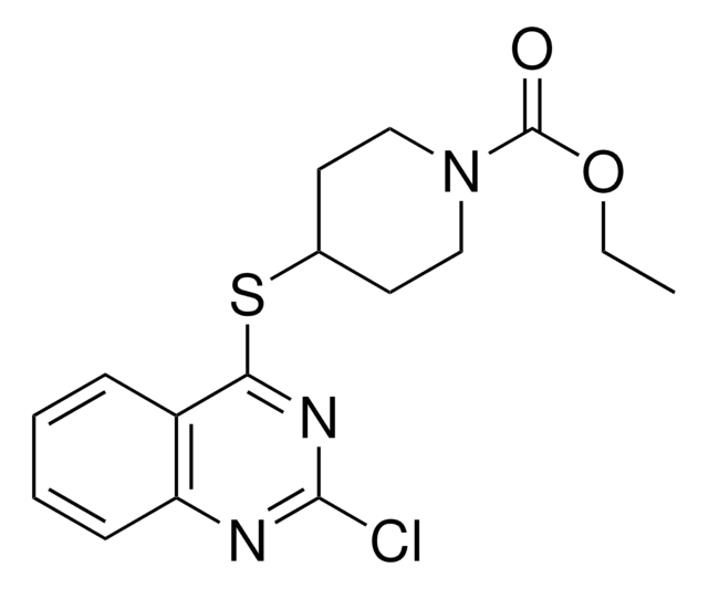 ETHYL 4-((2-CHLORO-4-QUINAZOLINYL)SULFANYL)-1-PIPERIDINECARBOXYLATE AldrichCPR