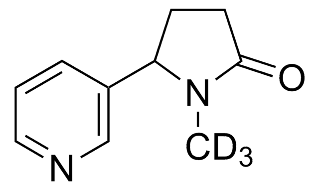 (±)-可替宁-D3标准液 CRM 溶液 100&#160;&#956;g/mL in methanol, ampule of 1&#160;mL, certified reference material, Cerilliant&#174;