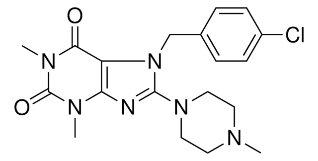 7-(4-CL-BENZYL)-1,3-DI-ME-8-(4-ME-1-PIPERAZINYL)-3,7-DIHYDRO-1H-PURINE-2,6-DIONE AldrichCPR