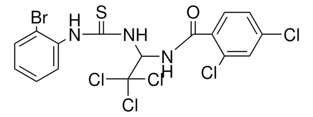 N-(1-(3-(2-BR-PHENYL)-THIOUREIDO)-2,2,2-TRICHLORO-ETHYL)-2,4-DICHLORO-BENZAMIDE AldrichCPR