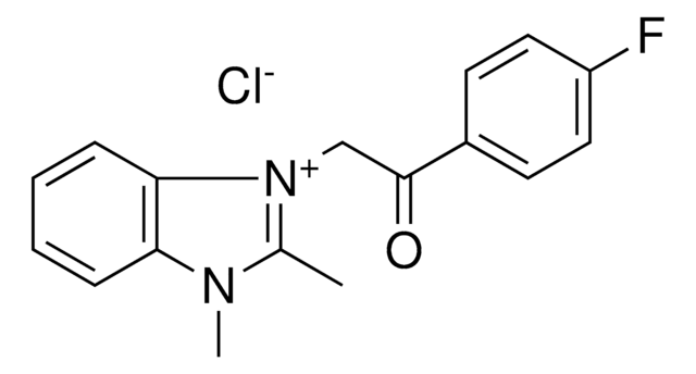 1-(2-(4-F-PHENYL)-2-OXO-ETHYL)-2,3-DIMETHYL-3H-BENZOIMIDAZOL-1-IUM, CHLORIDE AldrichCPR