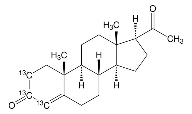 Progesterone-2,3,4-13C3 99 atom % 13C, 98% (CP)