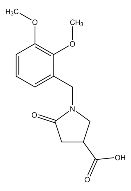 1-(2,3-Dimethoxybenzyl)-5-oxo-3-pyrrolidinecarboxylic acid AldrichCPR