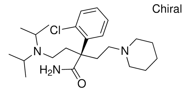 (2S)-2-(2-chlorophenyl)-4-(diisopropylamino)-2-[2-(1-piperidinyl)ethyl]butanamide AldrichCPR