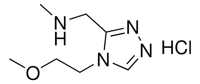 1-(4-(2-Methoxyethyl)-4H-1,2,4-triazol-3-yl)-N-methylmethanamine hydrochloride AldrichCPR