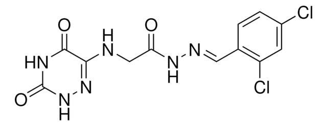 N'-[(E)-(2,4-DICHLOROPHENYL)METHYLIDENE]-2-[(3,5-DIOXO-2,3,4,5-TETRAHYDRO-1,2,4-TRIAZIN-6-YL)AMINO]ACETOHYDRAZIDE AldrichCPR