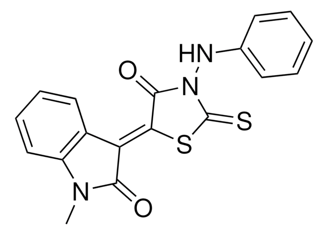 (3Z)-3-(3-ANILINO-4-OXO-2-THIOXO-1,3-THIAZOLIDIN-5-YLIDENE)-1-METHYL-1,3-DIHYDRO-2H-INDOL-2-ONE AldrichCPR