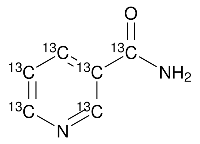 烟酰胺-13C6 溶液 100&#160;&#956;g/mL in methanol, ampule of 1&#160;mL, certified reference material, Cerilliant&#174;
