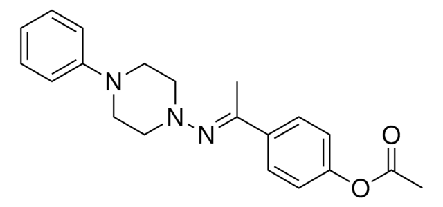 4-(N-(4-PHENYL-1-PIPERAZINYL)ETHANIMIDOYL)PHENYL ACETATE AldrichCPR