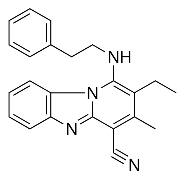 2-ET-3-METHYL-1-PHENETHYLAMINO-BENZO(4,5)IMIDAZO(1,2-A)PYRIDINE-4-CARBONITRILE AldrichCPR