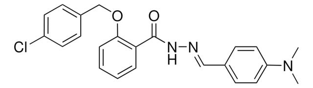 2-((4-CHLOROBENZYL)OXY)-N'-(4-(DIMETHYLAMINO)BENZYLIDENE)BENZOHYDRAZIDE AldrichCPR