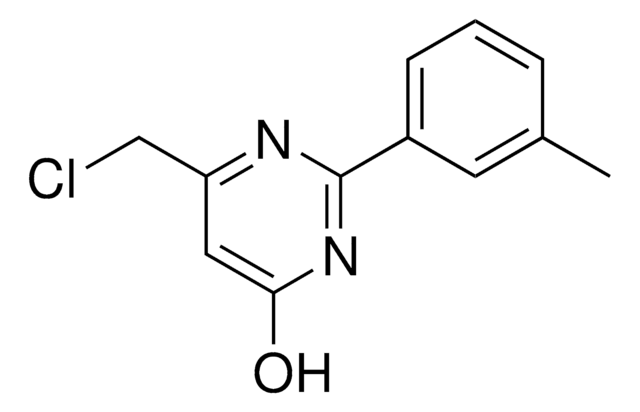 6-(Chloromethyl)-2-(3-methylphenyl)-4-pyrimidinol AldrichCPR