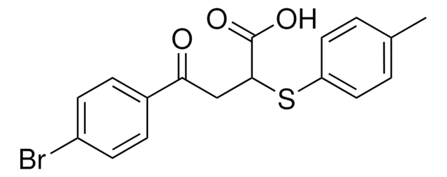 4-(4-BROMOPHENYL)-2-[(4-METHYLPHENYL)SULFANYL]-4-OXOBUTANOIC ACID AldrichCPR