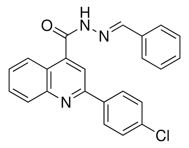 2-(4-CHLORO-PHENYL)-QUINOLINE-4-CARBOXYLIC ACID BENZYLIDENE-HYDRAZIDE AldrichCPR