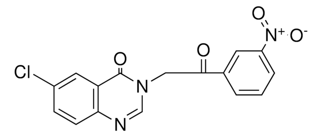 6-CHLORO-3-(2-(3-NITRO-PHENYL)-2-OXO-ETHYL)-3H-QUINAZOLIN-4-ONE AldrichCPR