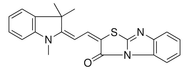 (2E)-2-[(2E)-2-(1,3,3-TRIMETHYL-1,3-DIHYDRO-2H-INDOL-2-YLIDENE)ETHYLIDENE][1,3]THIAZOLO[3,2-A]BENZIMIDAZOL-3(2H)-ONE AldrichCPR