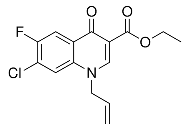 ethyl 1-allyl-7-chloro-6-fluoro-4-oxo-1,4-dihydro-3-quinolinecarboxylate AldrichCPR