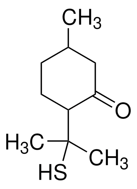 p-Mentha-8-thiol-3-one mixture of cis and trans, natural, &#8805;95%, FG