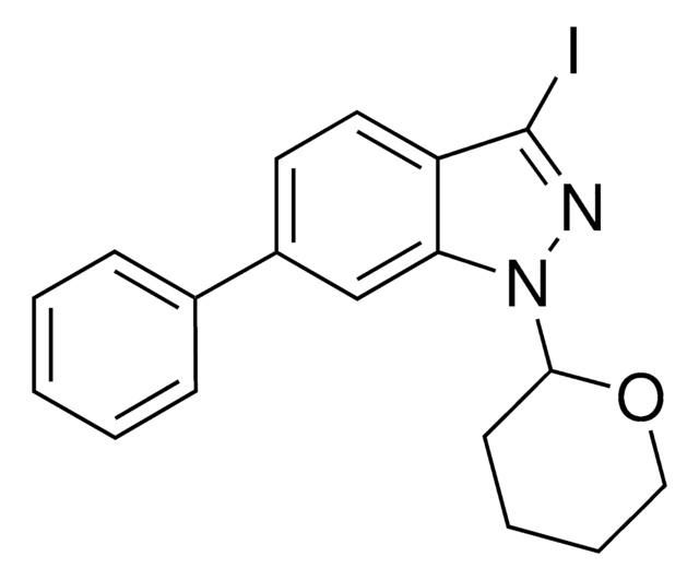 3-Iodo-6-phenyl-1-tetrahydro-2H-pyran-2-yl-1H-indazole AldrichCPR