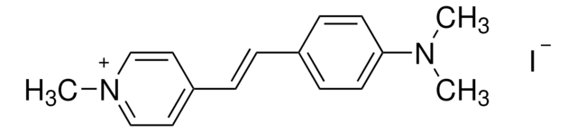 trans-4-[4-(Dimethylamino)styryl]-1-methylpyridinium iodide Dye content 98&#160;%