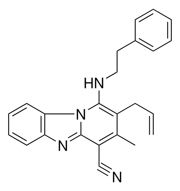 2-ALLYL-3-ME-1-((2-PHENYLETHYL)AMINO)PYRIDO(1,2-A)BENZIMIDAZOLE-4-CARBONITRILE AldrichCPR