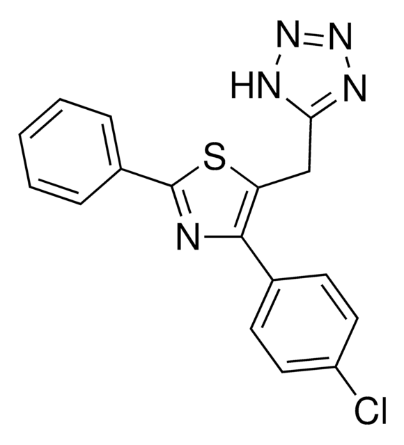 5-{[4-(4-chlorophenyl)-2-phenyl-1,3-thiazol-5-yl]methyl}-1H-tetraazole AldrichCPR