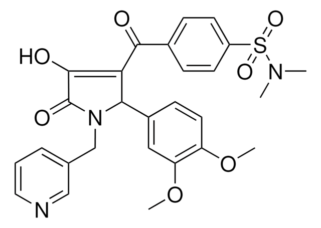 4-{[2-(3,4-DIMETHOXYPHENYL)-4-HYDROXY-5-OXO-1-(3-PYRIDINYLMETHYL)-2,5-DIHYDRO-1H-PYRROL-3-YL]CARBONYL}-N,N-DIMETHYLBENZENESULFONAMIDE AldrichCPR