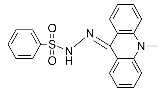 BENZENESULFONIC (9,10-DIHYDRO-10-METHYL-9-ACRIDINYLIDENE)HYDRAZIDE AldrichCPR