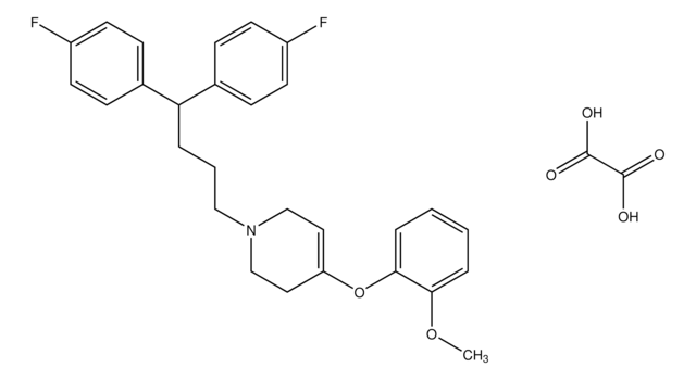 1-[4,4-bis(4-fluorophenyl)butyl]-4-(2-methoxyphenoxy)-1,2,3,6-tetrahydropyridine oxalate AldrichCPR