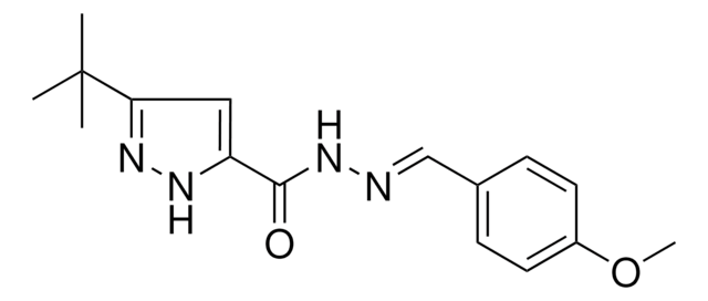 5-TERT-BUTYL-2H-PYRAZOLE-3-CARBOXYLIC ACID (4-METHOXY-BENZYLIDENE)-HYDRAZIDE AldrichCPR
