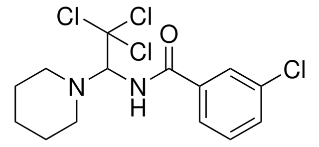 3-CHLORO-N-(2,2,2-TRICHLORO-1-(1-PIPERIDINYL)ETHYL)BENZAMIDE AldrichCPR