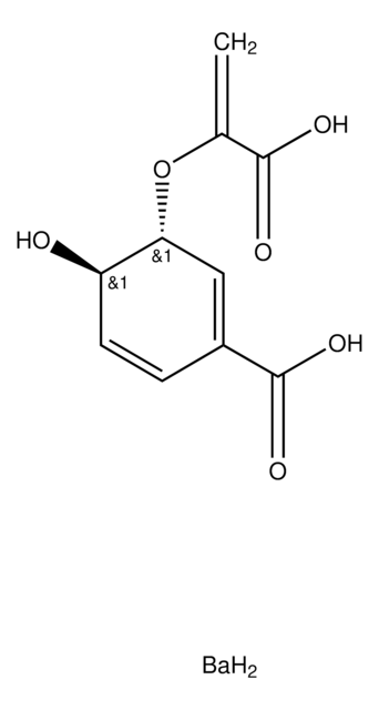Chorismic acid barium salt from Enterobacter aerogenes &#8805;55%