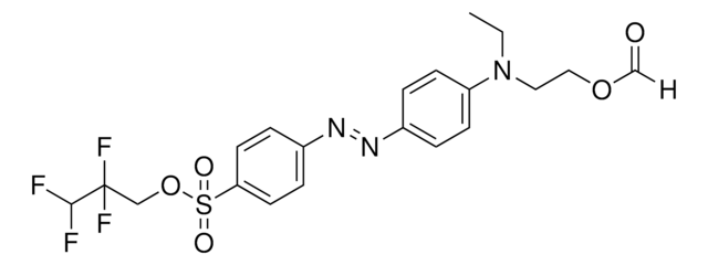 2,2,3,3-TETRAFLUOROPROPYL 4-[(E)-(4-{ETHYL[2-(FORMYLOXY)ETHYL]AMINO}PHENYL)DIAZENYL]BENZENESULFONATE AldrichCPR