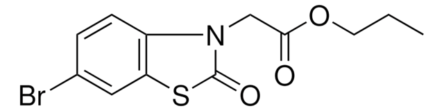 (6-BROMO-2-OXO-BENZOTHIAZOL-3-YL)-ACETIC ACID PROPYL ESTER AldrichCPR