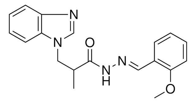 3-(1H-BENZIMIDAZOL-1-YL)-N'-(2-METHOXYBENZYLIDENE)-2-METHYLPROPANOHYDRAZIDE AldrichCPR