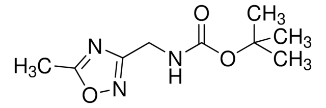tert-Butyl ((5-methyl-1,2,4-oxadiazol-3-yl)methyl)carbamate AldrichCPR