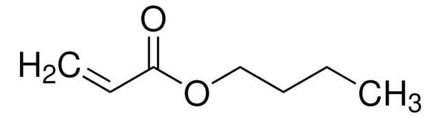 Butyl acrylate &#8805;99%, contains 10-60&#160;ppm monomethyl ether hydroquinone as inhibitor